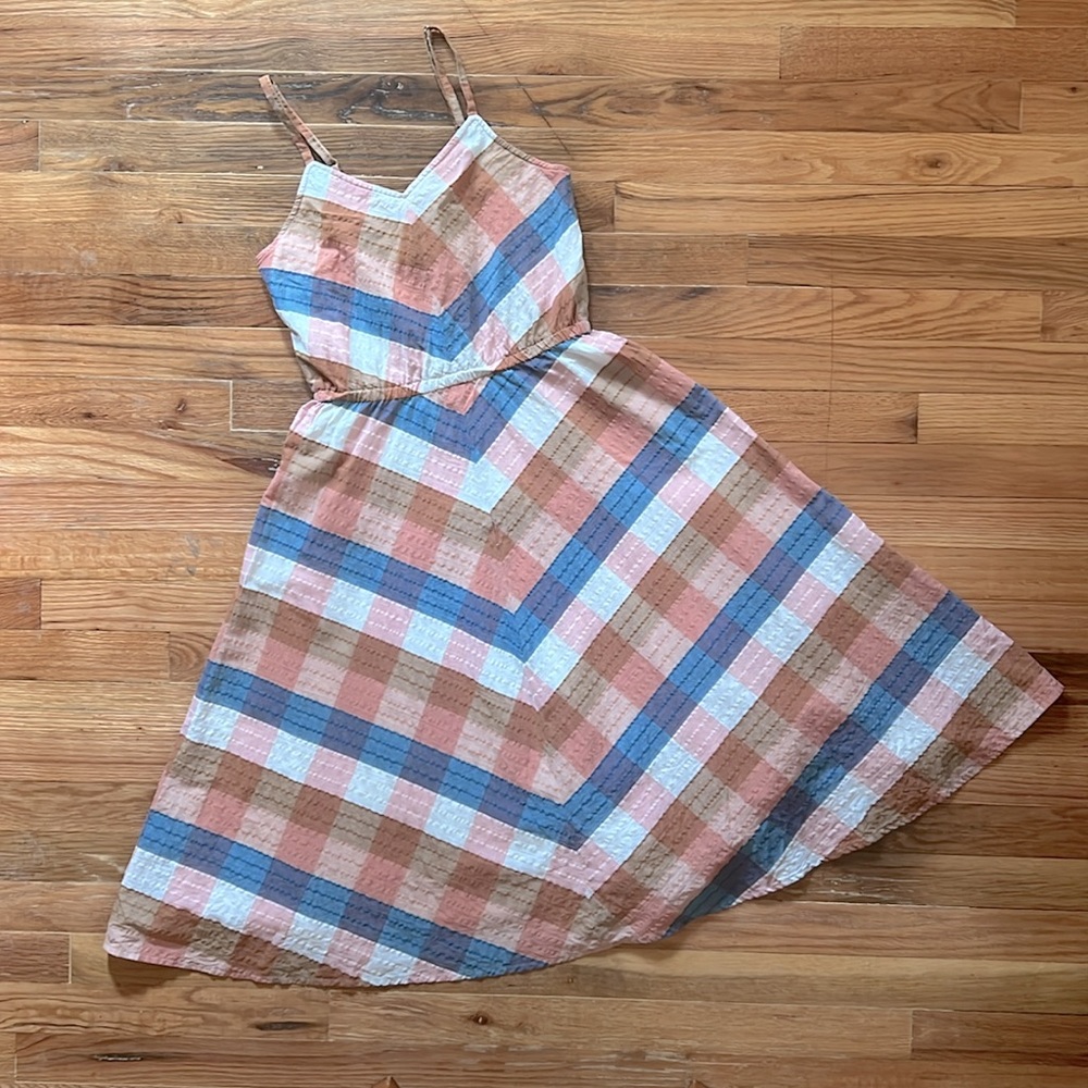 L.L. Bean Signature Seersucker Strappy Sundress